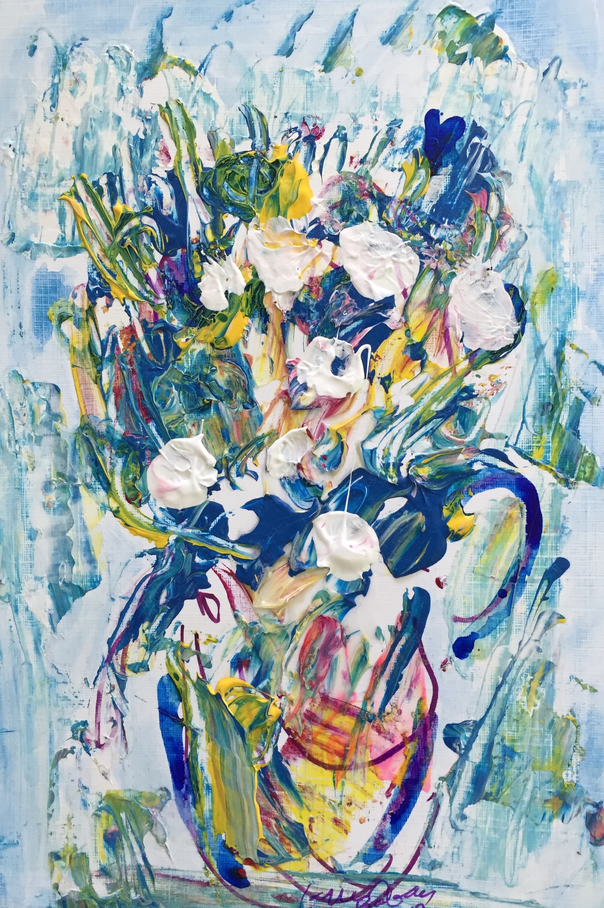 Petit bouquet bleu
