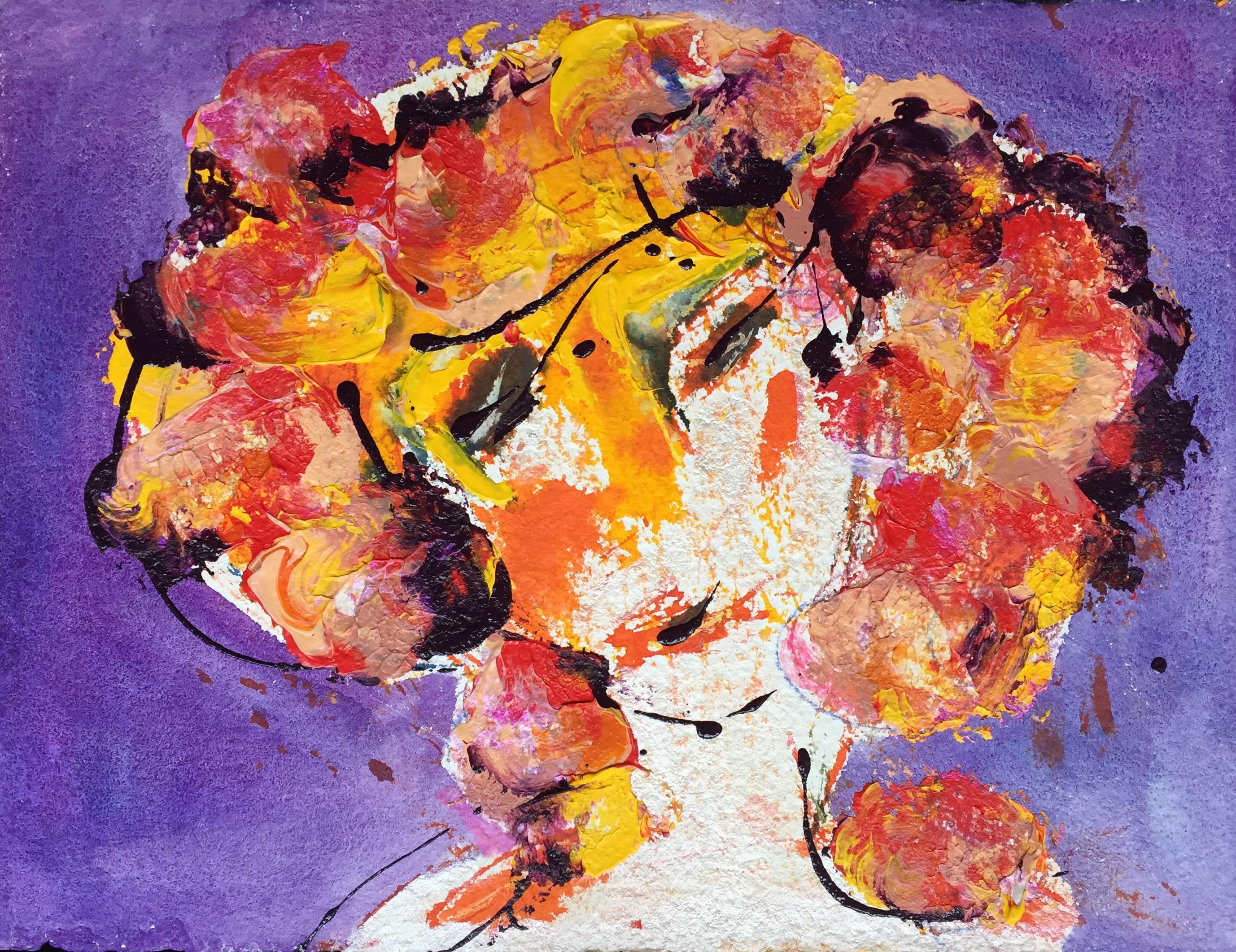 Femme au chapeau fleuri